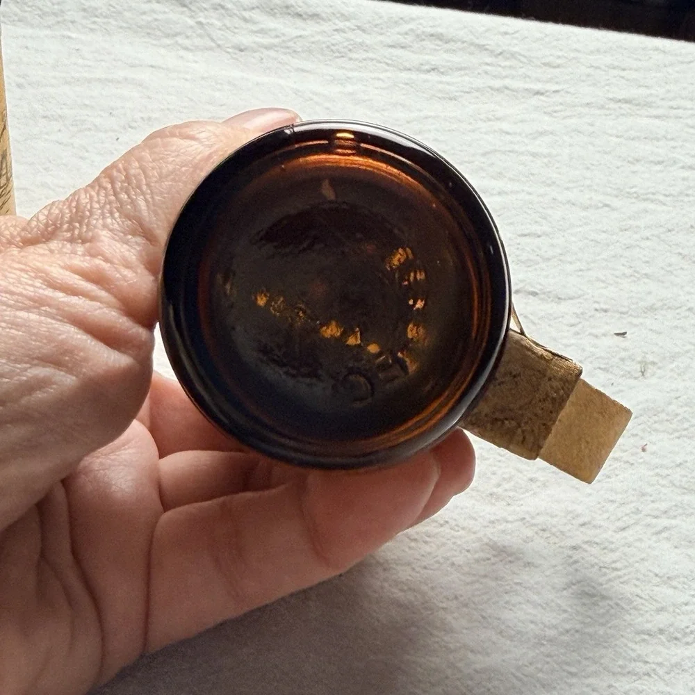 VINTAGE  Amber Mug Salt and Pepper Shaker. Souvenir Florida USA